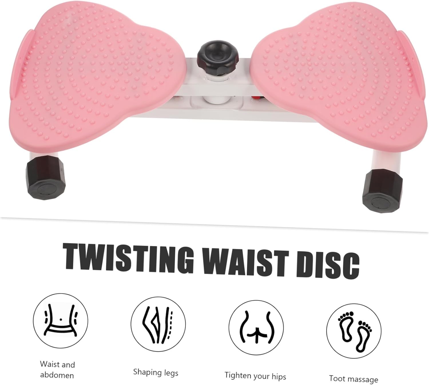 1pc Twisting Waist Disc Fitness Device Home Exercise Equipment for Core Strength and Weight Loss Low Impact Twisting Plate for Ages Easy to Use Pink