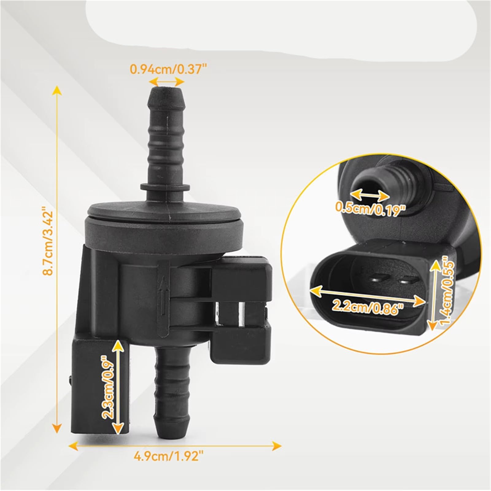 Auto Elettrovalvola Compatibile Con Rs5 2013-2016 Per S5 2008-2012 Per S6 2007-2011 1 Pz Valvola Di Spurgo Del Contenitore Del Vapore Di Controllo Dello Spurgo 06E906517A
