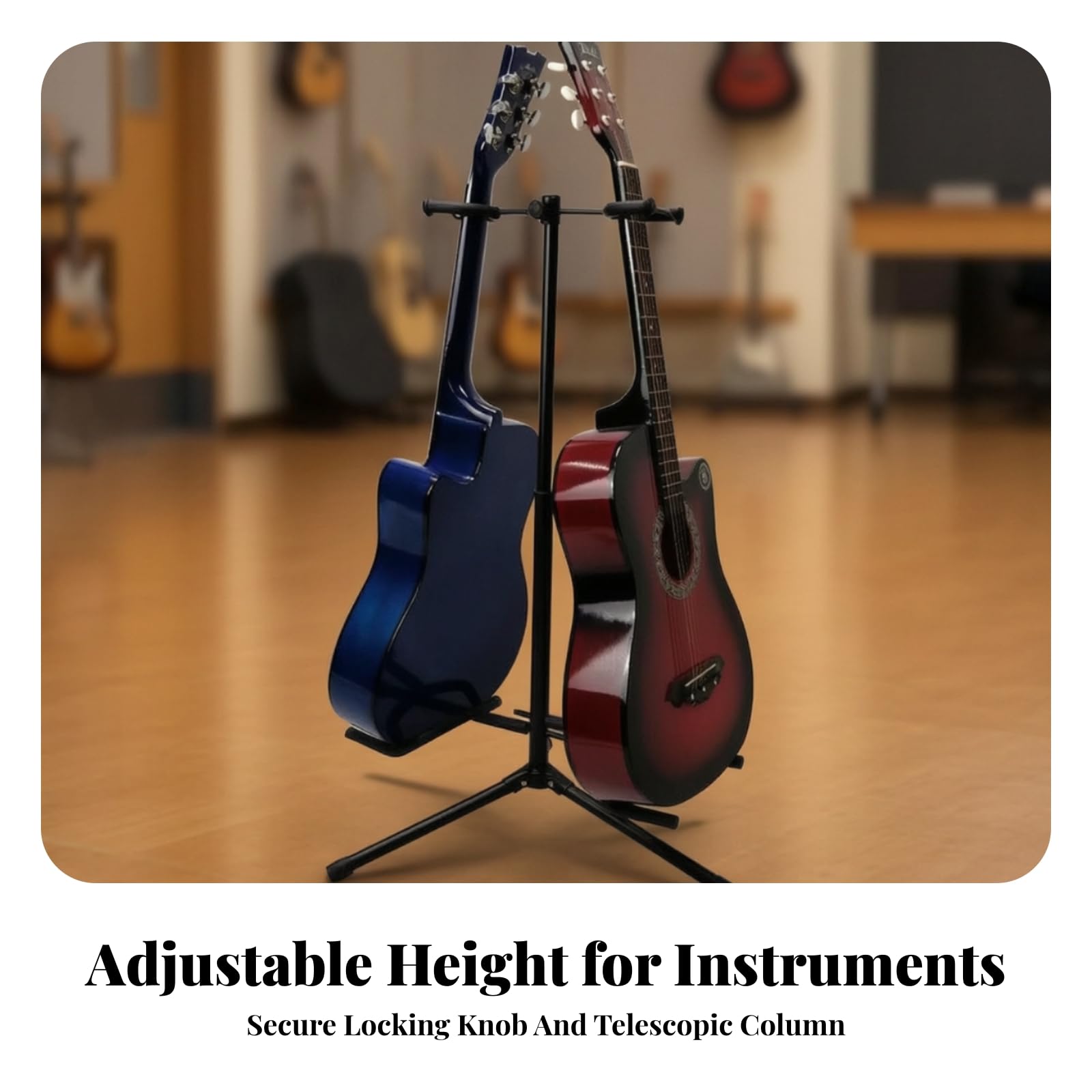 Stativo per Chitarra Antiscivolo