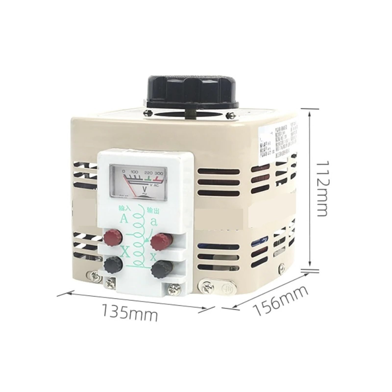 Regulador de Voltaje de Contacto de CA 2 autotransformadores de Voltaje Ajustable monofásicos de 220 V
