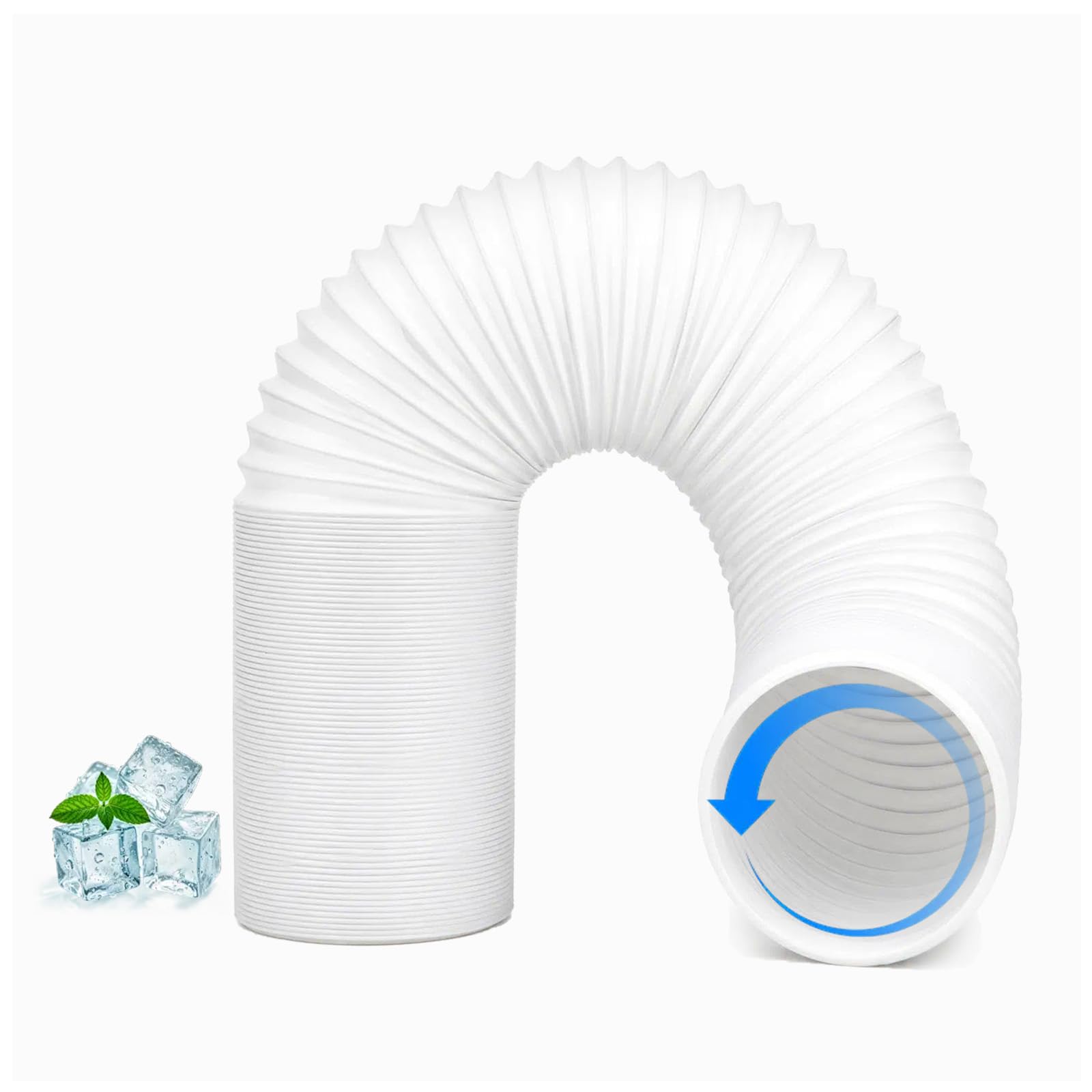 Manguera Aire Acondicionado Portatil 150mm Diá Tubo Flexible de Vento