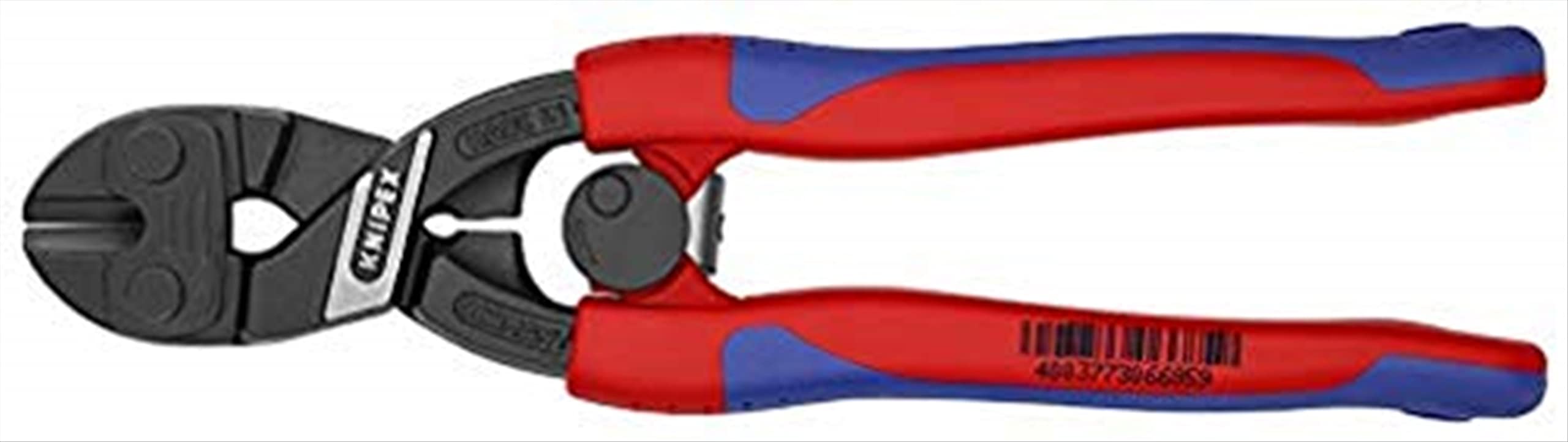 KNIPEX 71 12 200 CoBolt Coupe-boulons compacts noirs atramentisés avec poignées multi-composants fines 200 mm