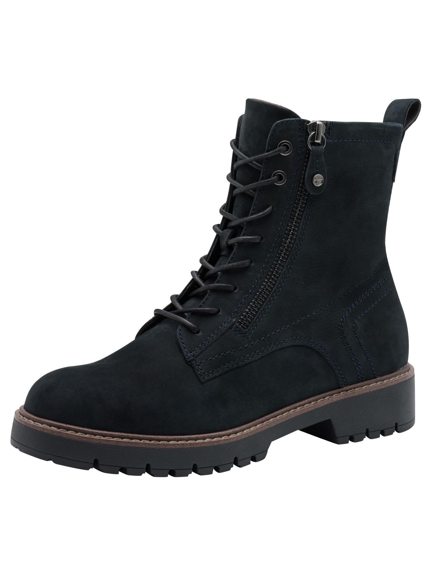 Tamaris Women's Flat Boots, navy, 39 EU