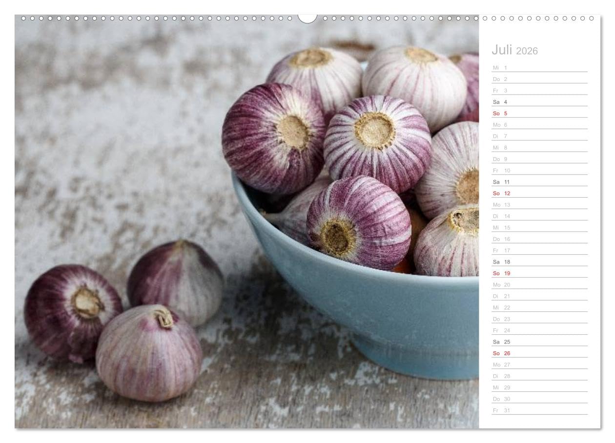 Küchenkalender 2026 (hochwertiger Premium Wandkalender 2026 DIN A2 quer), Kunstdruck in Hochglanz: Schöner Terminkalender mit Küchemotiven (CALVENDO Lifestyle)