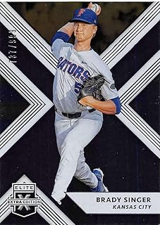 2018 Panini Elite Extra Edition EEE #17 Brady Singer SER/999 Kansas City Royals MLB Prospect Baseball Trading Card in Raw...