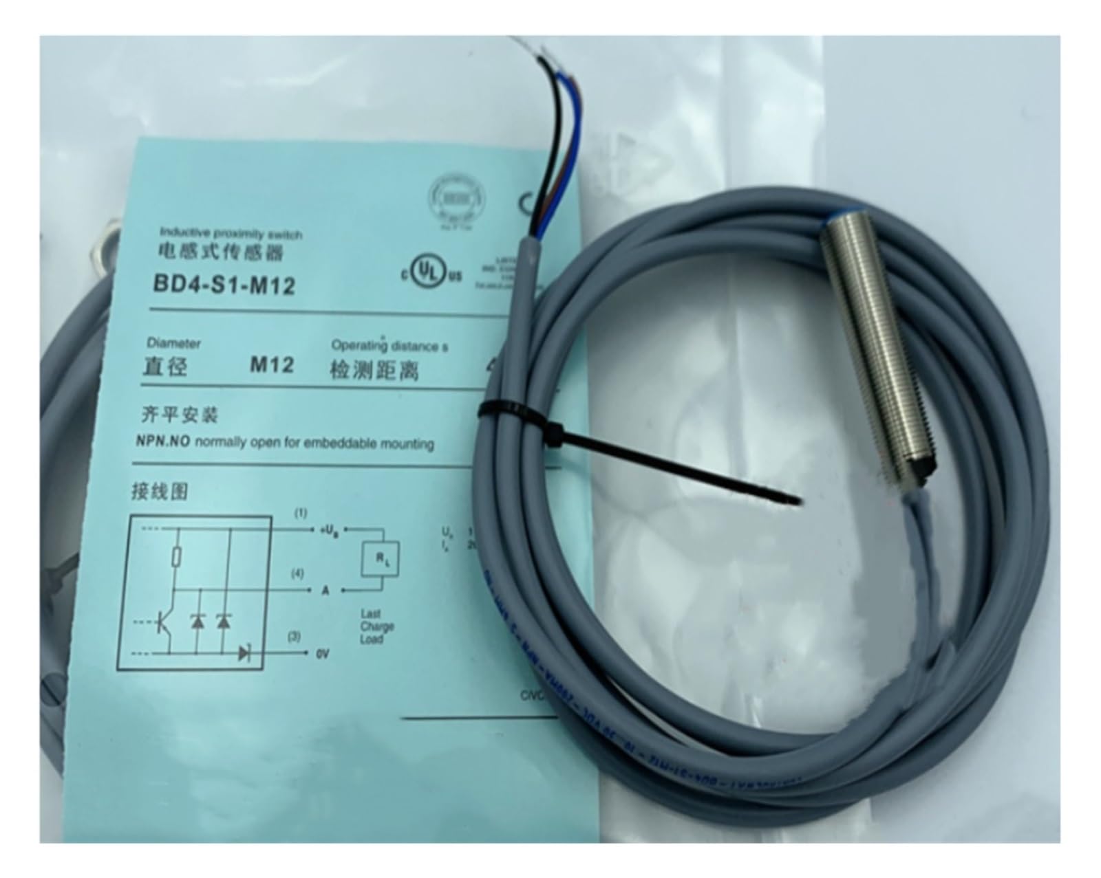 YWZVBSDCS BD4-S1-M12 proximity switch sensor