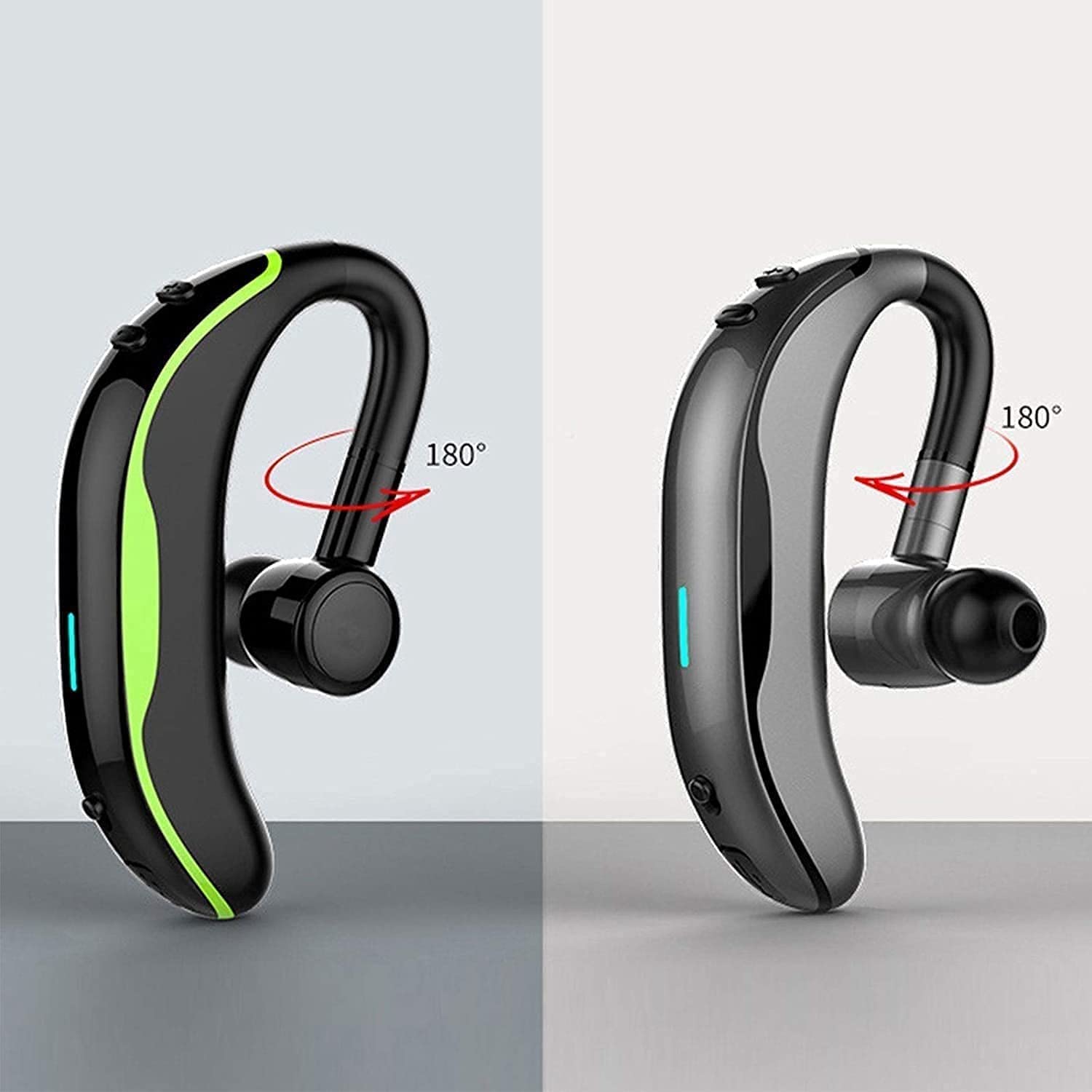 GeRRiT Auricolari Wireless Cuffie Bluetooth, for Palestra/Corsa/Allenamento, Auricolari Auricolari, Auricolari Wireless Auricolari Subwoofer Cancellazione del Rumore Leggero Resistente al Sudore