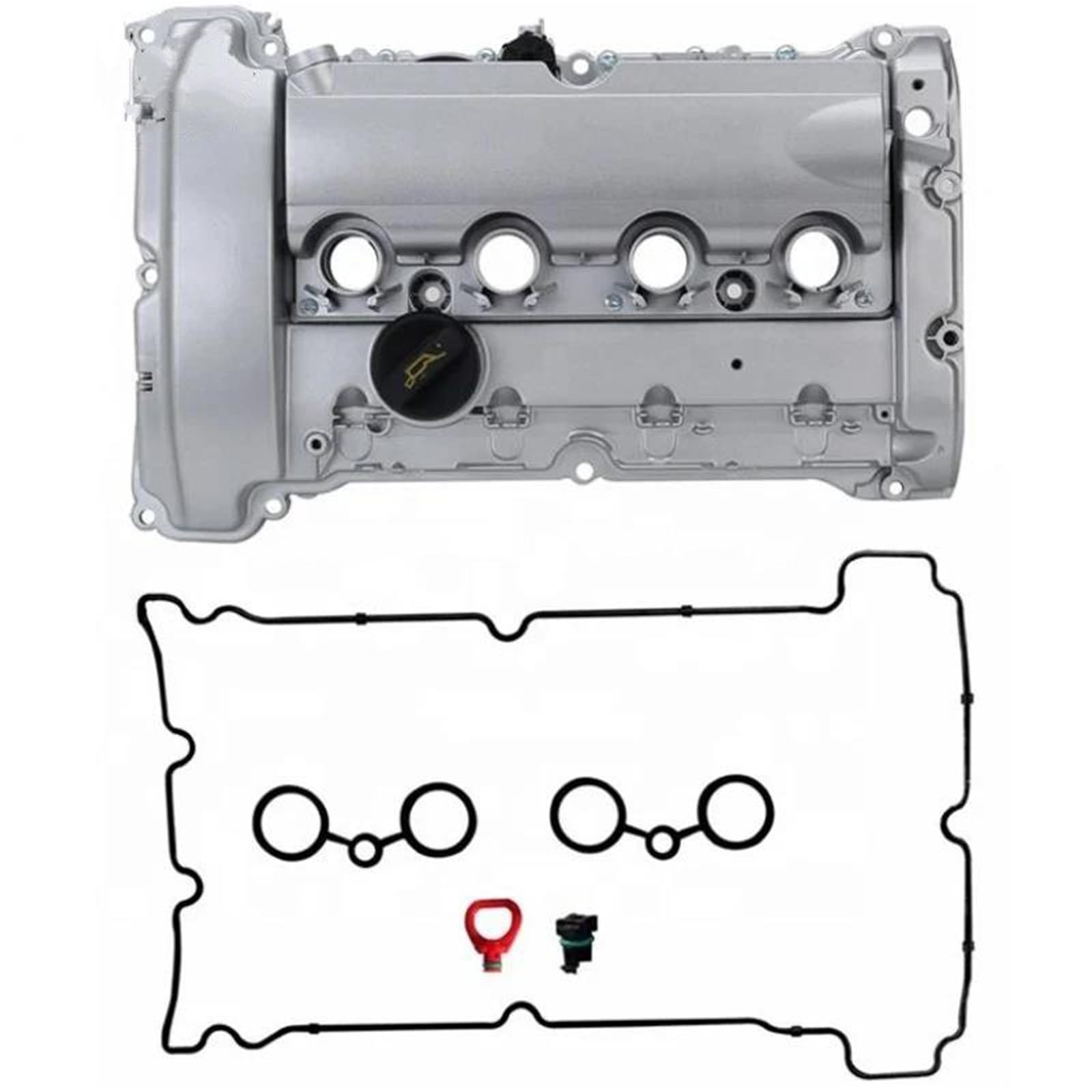 Coperchio Valvola Motore Coperchio Valvola Cilindro Motore In Alluminio Con Guarnizione 0248.G2 V759886280 Per BMW Per MINI N14 Punterie Valvola Motore