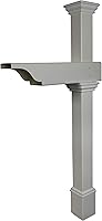 Vista 5 de Zippity Outdoor Products ZP19013 Classica Mailbox Post, White