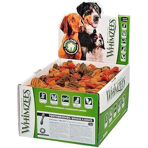 WHIMZEES Snack Dental Cepillo Mix 6,4 cm. Caja 350 und