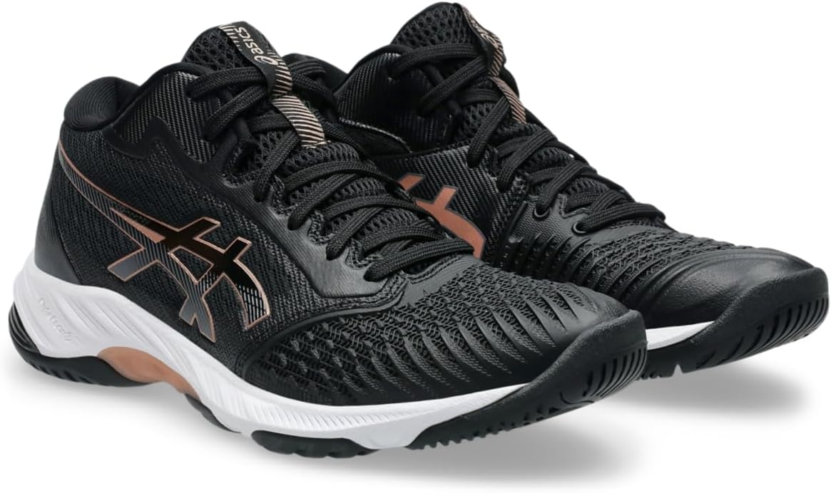 ASICS Women's Netburner Ballistic FlyteFoam Mid Top 3 Volleyball Shoes