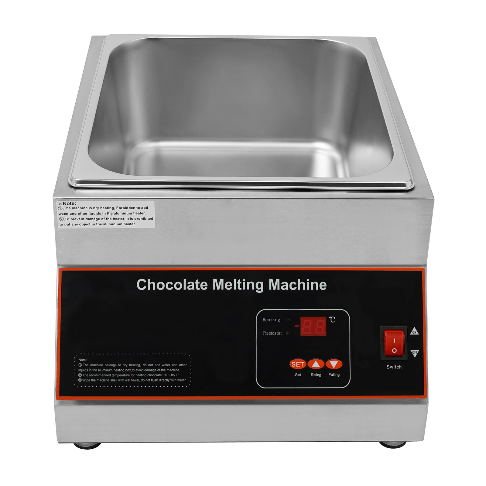 Professional Chocolate Melting Machine, Electric Chocolate MelterElectric Chocolate Melter for DIY Handmade Chocolate Shops, Hotels
