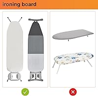 Vista 8 de ORLESS Over The Door/Wall Mount Ironing Board Hanger, Laundry Room Iron and Ironing Caddy Board Storage Holder White