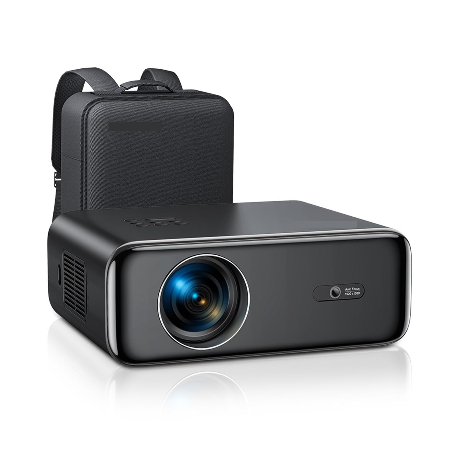 TRDEWR Auto Focus/4K Support Native 1080P Projector with WiFi 6 and Bluetooth 5.2 600ANSI Outdoor Home 6D Keystone Create an Atmosphere