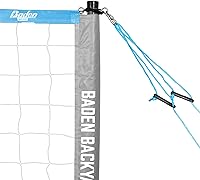 Vista 7 de Baden Volleyball Net Set, Volleyball Bag, Adjustable Poles, & Boundary Lines, Portable Volleyball Net for Backyard or Outdoor Activities for Men