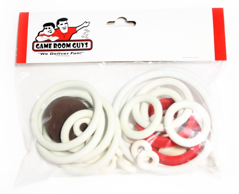 Game Room Guys Gottlieb Now Pinball White Rubber Ring Kit