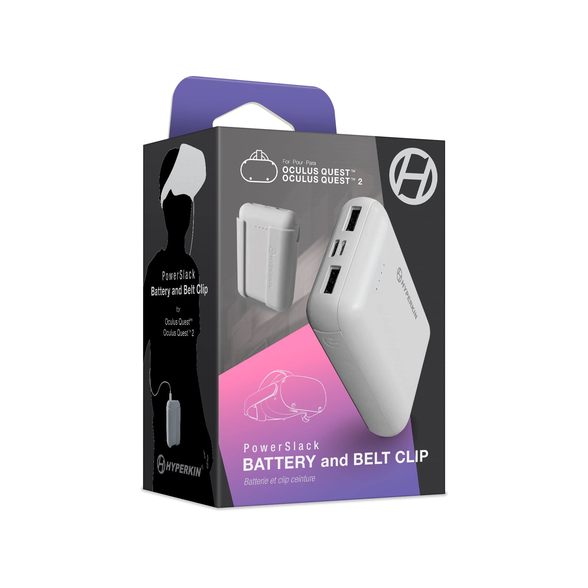 Amazon.com: PowerSlack: Battery and Belt Clip for Oculus Quest