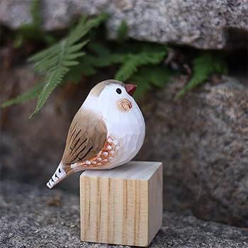 Amazon.co.jp: 鳥の彫刻 誕生日 部屋装飾品 かわいい 小鳥