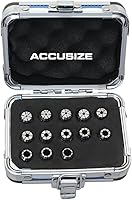 Vista 10 de Accusize Industrial Tools Juego de pinzas Er-11 de 7 piezas, rango de 1/32'' a 1/4'', 0223-0735