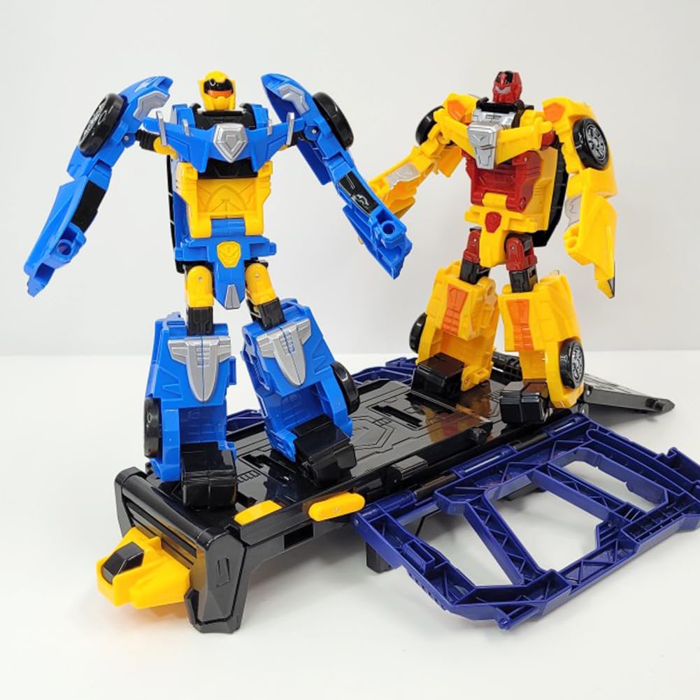 Amazon.co.jp: Hello Carbot Giant Loader 3台の車がロボットに変形