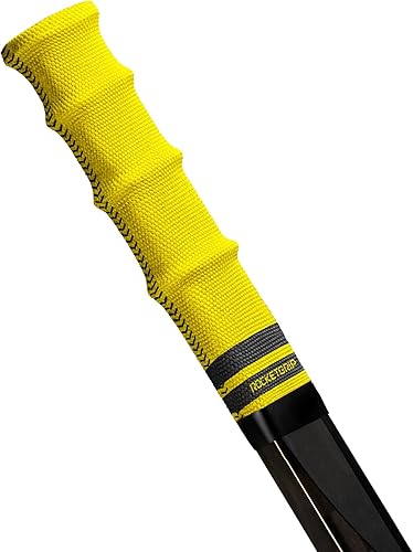 ROCKETGRIP Hockey Stick Replacement Grip – Hockey Stick Tape Alternative for Ice Hockey – Long-Lasting, Easy to Install, for Adults & Kids Texto