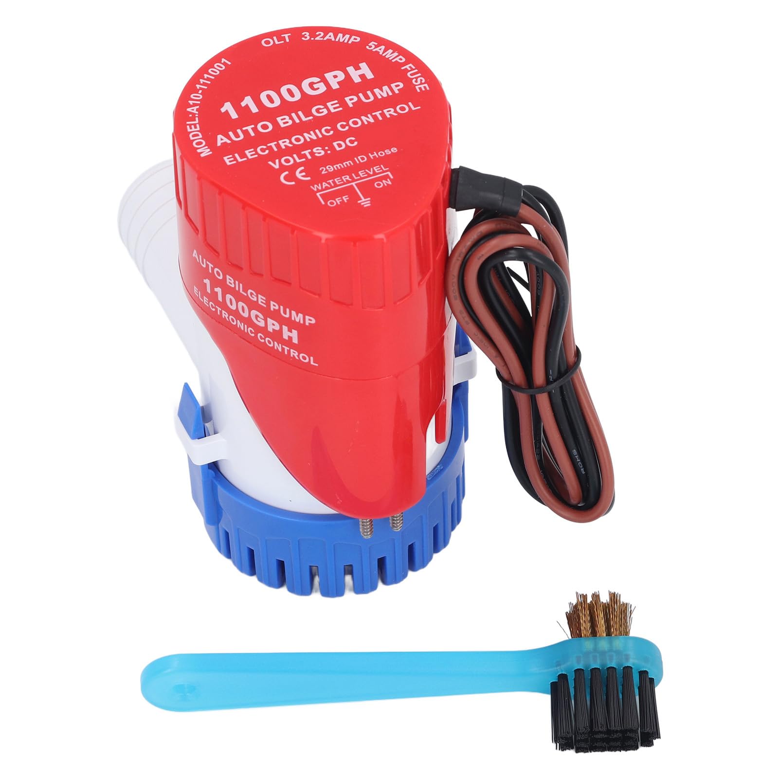 Pompa di sentina automatica per barche Pompa sommergibile elettrica 1100GPH 12V (12V)