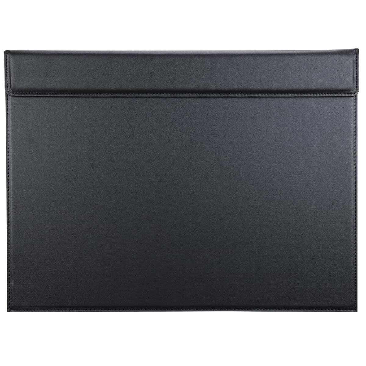 KINGFOM Sottomano Scrivania 46x35cm Tappetino in Pelle Antiscivolo Nero