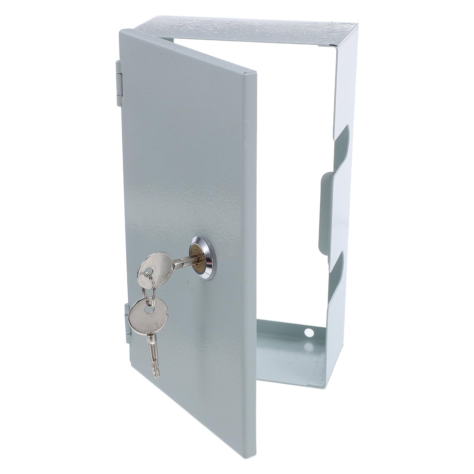 Scatola di Prese in Ferro Bloccabile 2 Posti per Esterni, Copertura Resistente alle Intemperie per Prese Elettriche da Parete, Protezione Sicura per Ricarica Veicoli Elettrici