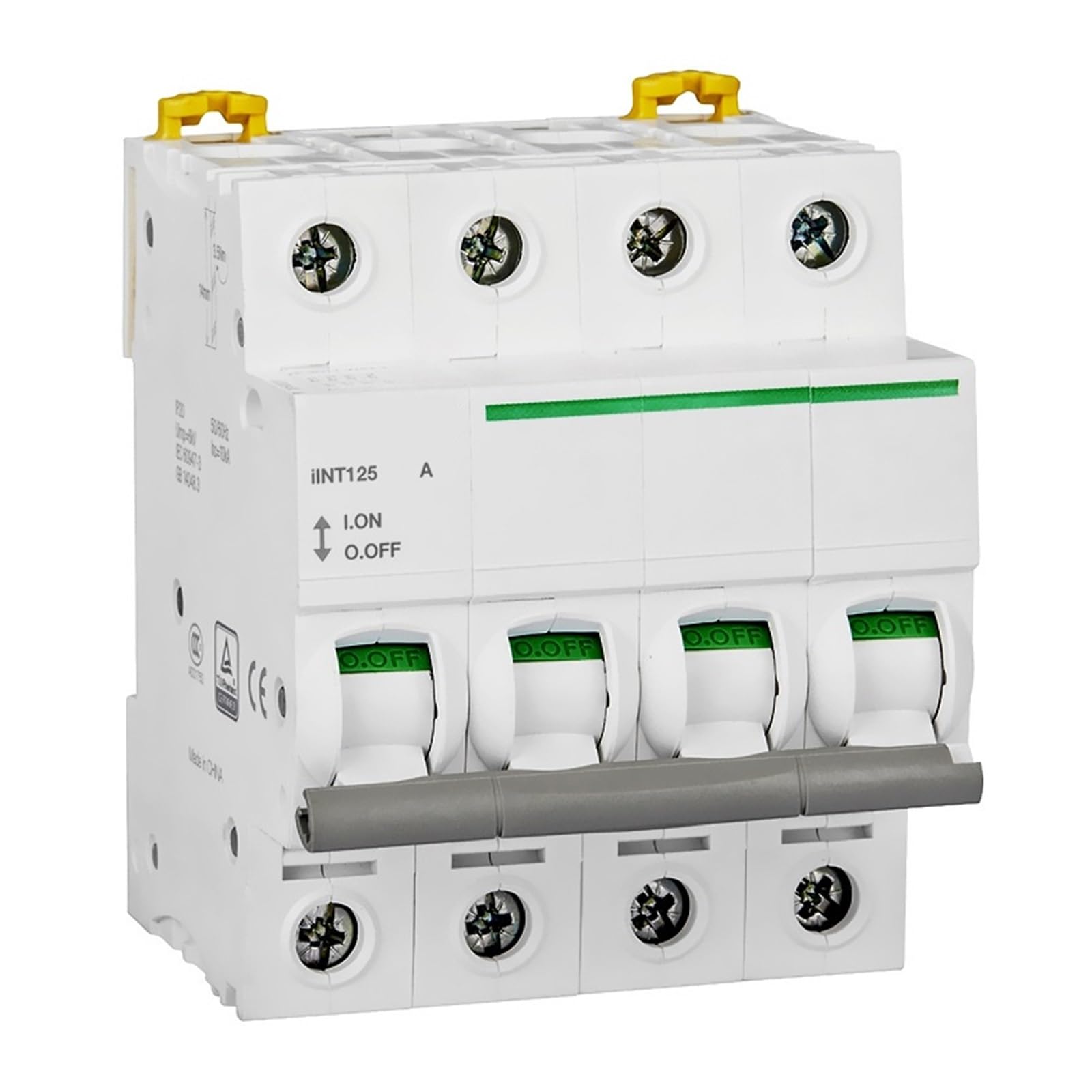 Disjoncteur d'isolement de charge iINT125 sectionneur tétrapolaire 40A 4P