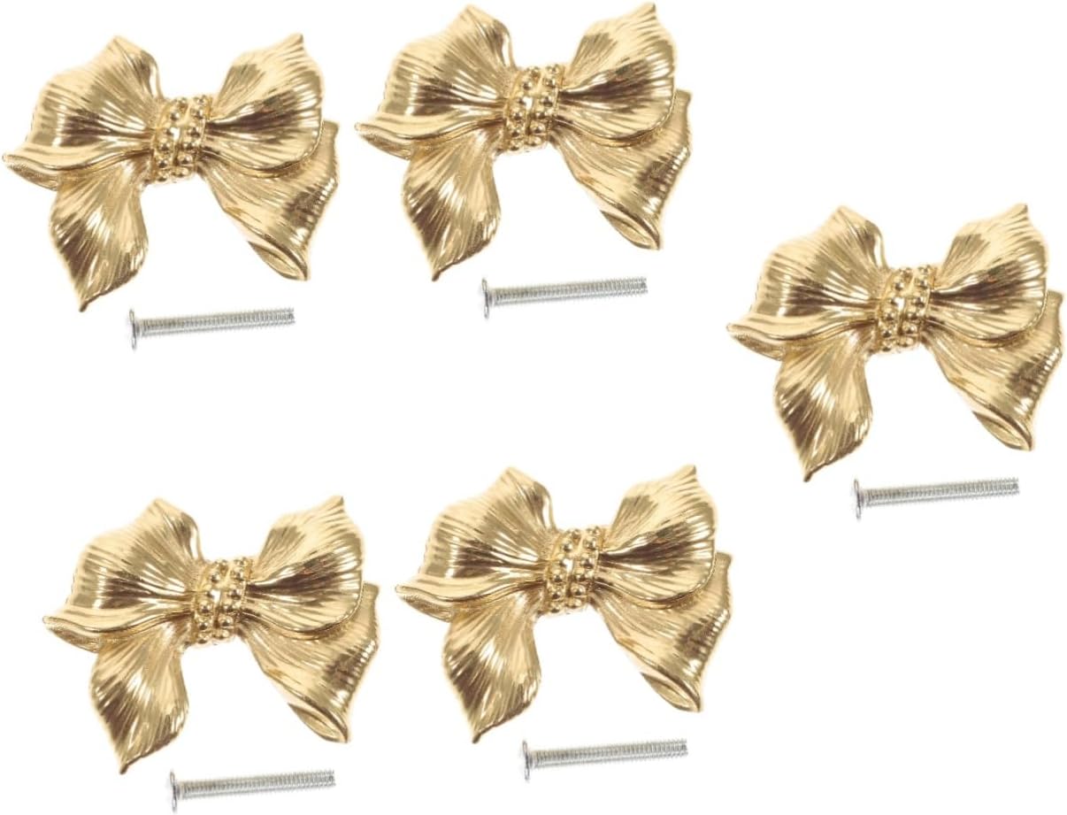 SEWOART Pack of 5 Wardrobe Handles, Single Hole Door Handle for Kitchen