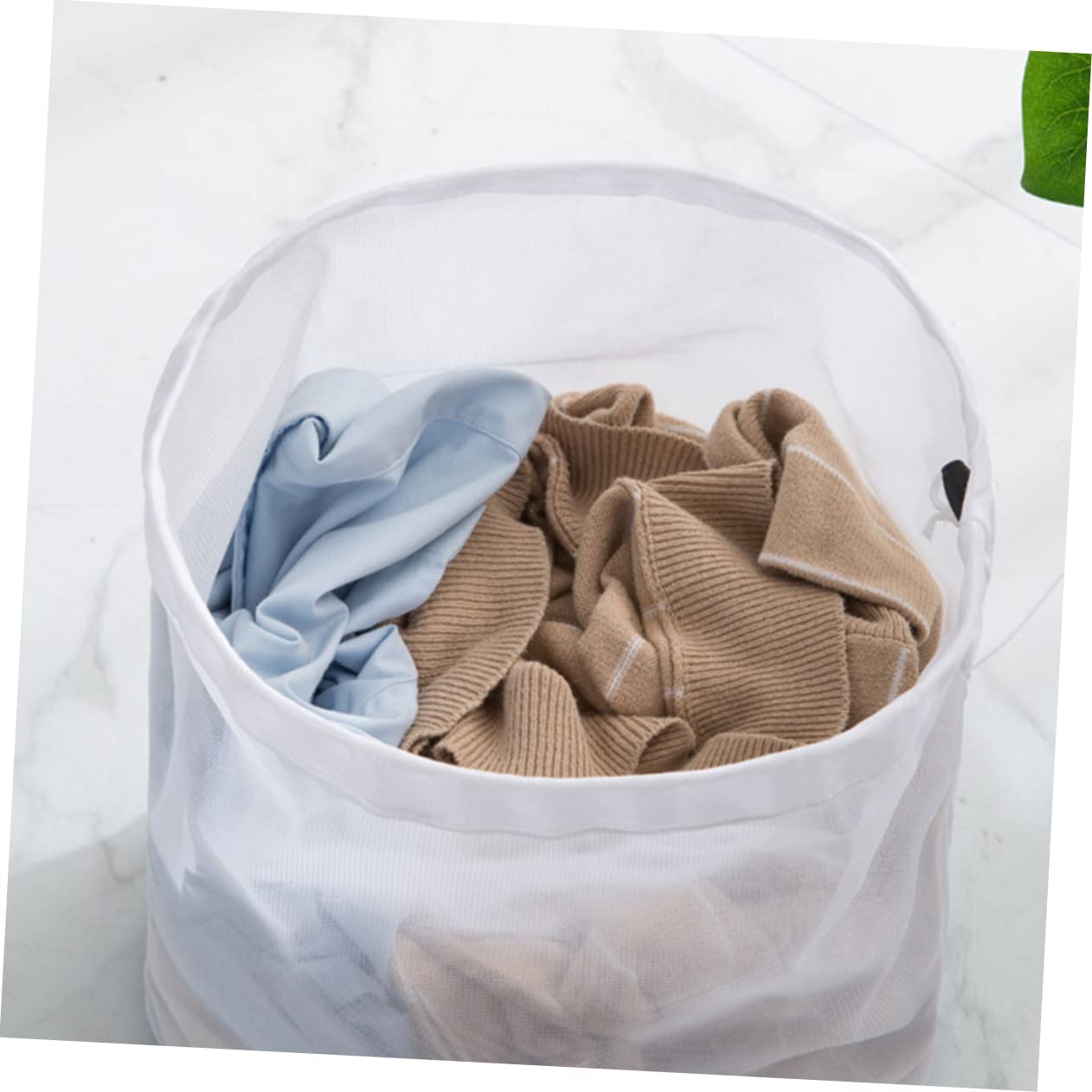 10 Piezas Bolsa de lavandería con cordón Bolsas de lavandería Bolsas de Lavado de Malla Bolsas de Malla Bolsas de Almacenamiento de Ropa de Malla Bolsa Delicada para Lavadora Ropa