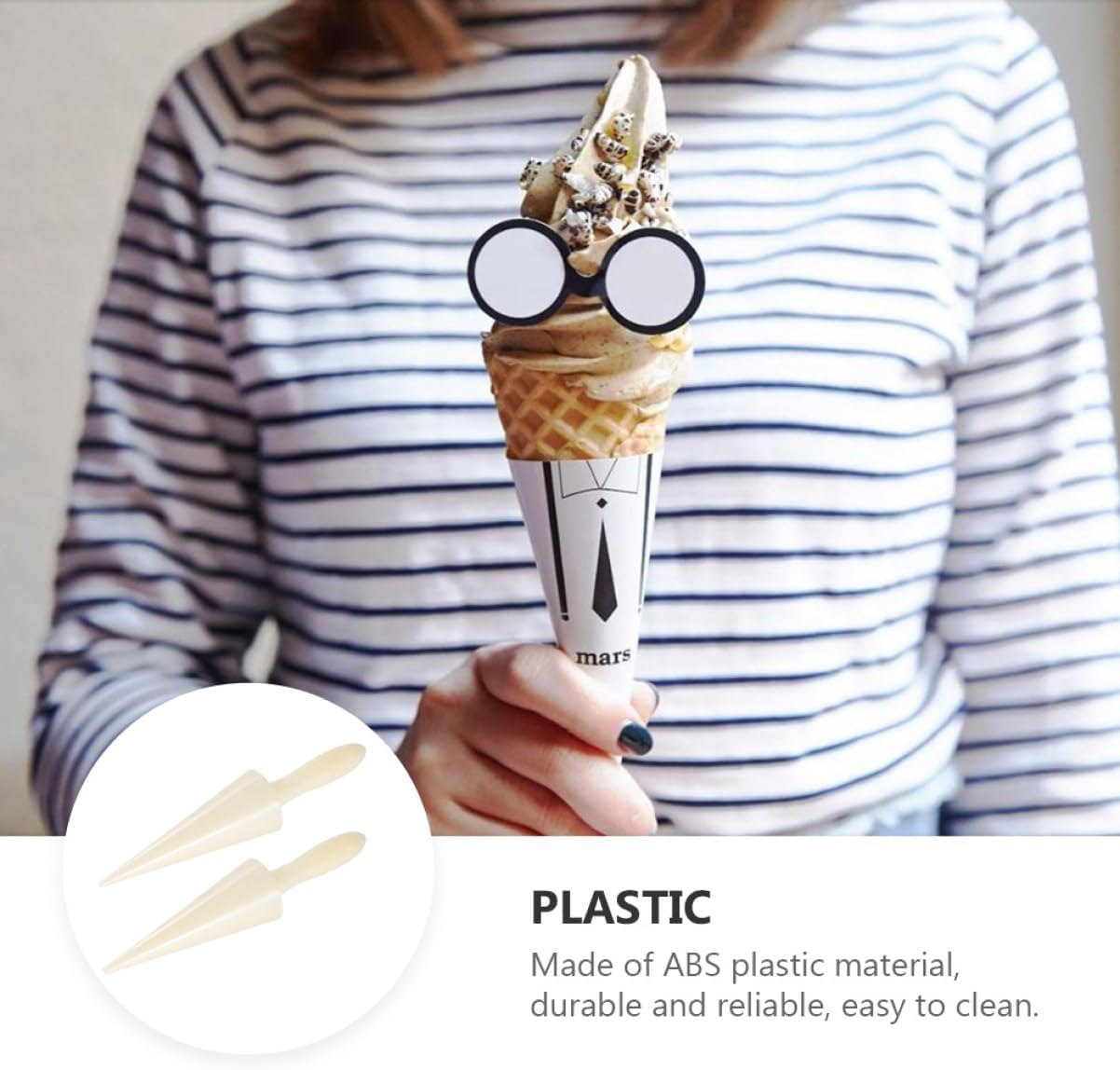 PRETYZOOM 9pcs Ice Cream Cone Rollers Waffle Cone Shaper Molds Ergonomic Easy to Kitchen Accessory for Homemade Desserts for Diy Ice Cream Treats