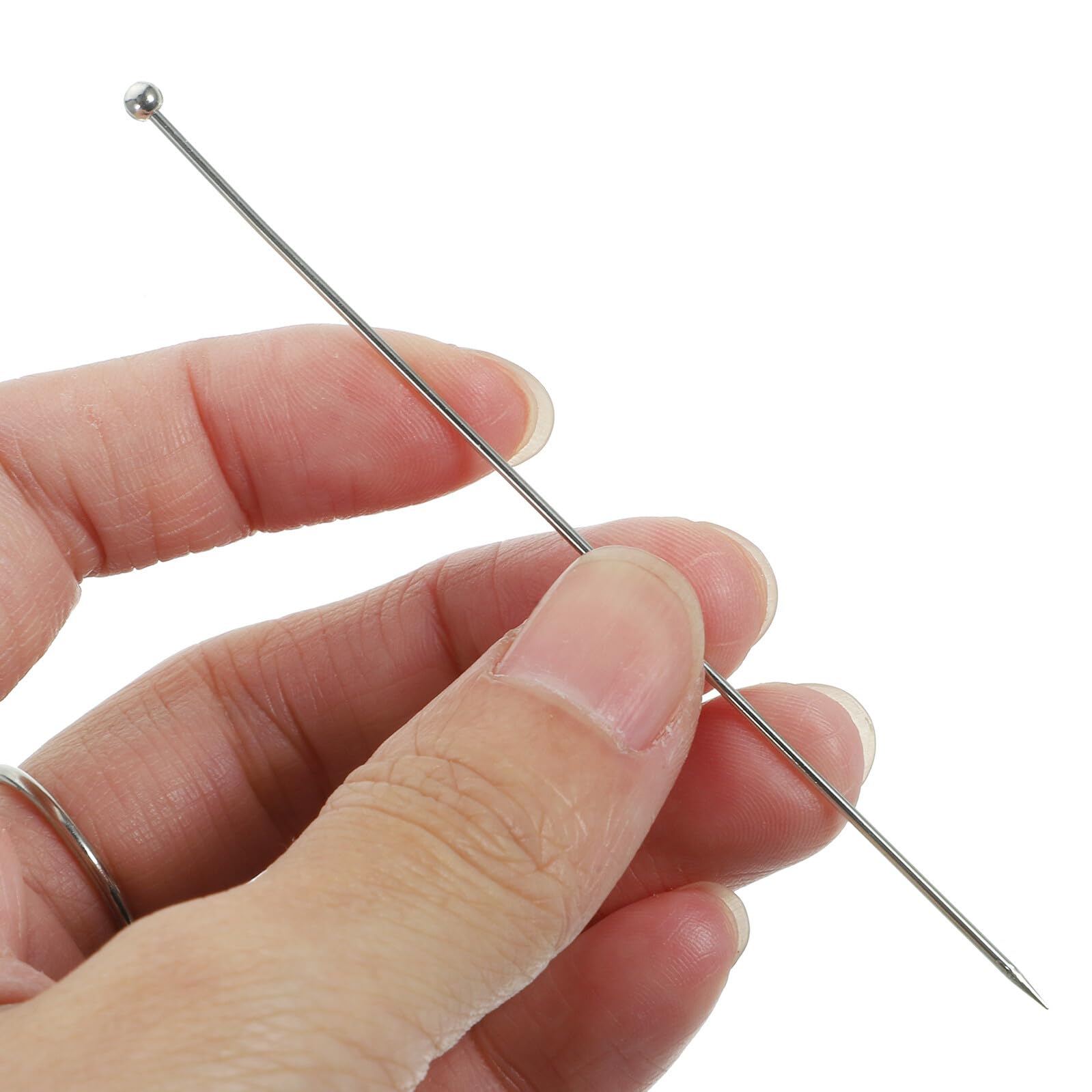 Angoily 160 Piezas Alfileres Metálicos con Cabeza de Bola Pasadores para Corsage y Broches Accesorios para Manualidades y Joyería DIY
