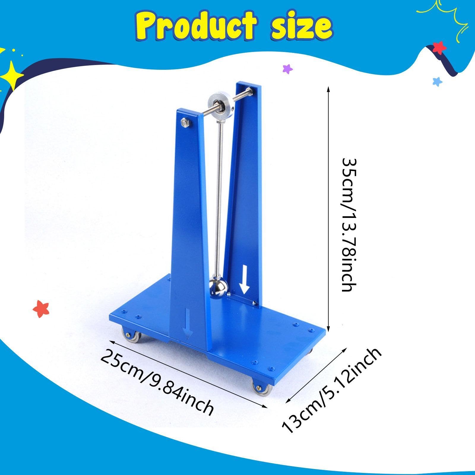 Kit di Fisica Didattico: Conservazione della Quantità di Moto, 25 cm x 13 cm x 35 cm (9,8 x 5,1 x 13,8 pollici) in Metallo per Scuola