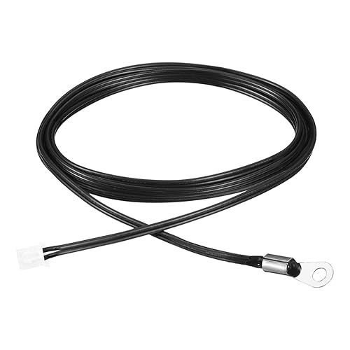 Sonda de termistor NTC 10K 3.3ft impermeable de acero inoxidable sensor de temperatura, [para transmisor digital de temperatura]