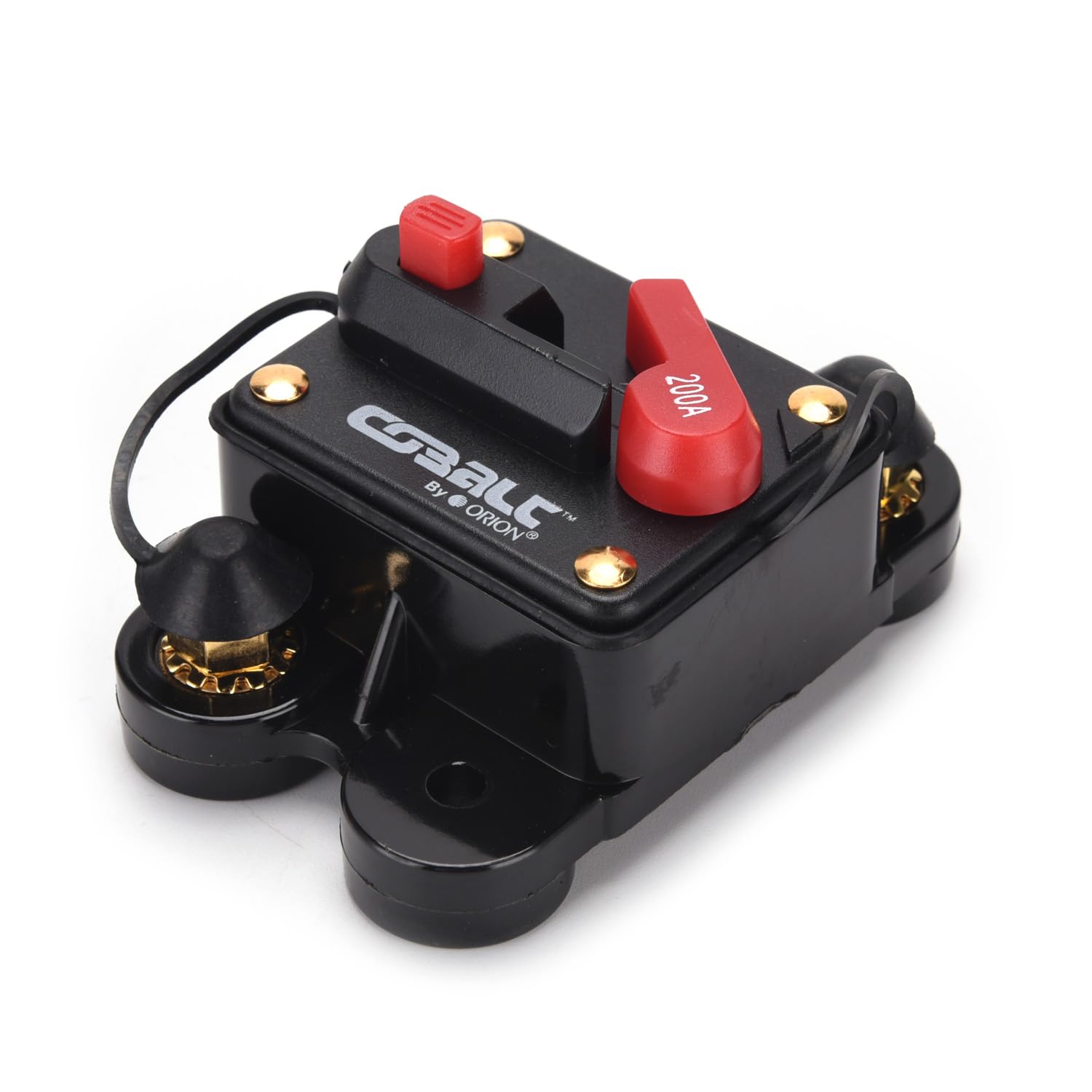 Orion Cobalt CB200A 200 Amp Circuit Breaker W/Manual Reset for Car, Marine, ATV, Trucks, RV, Motorcycle - Manual Power Protect for Audio Systems Fuse,