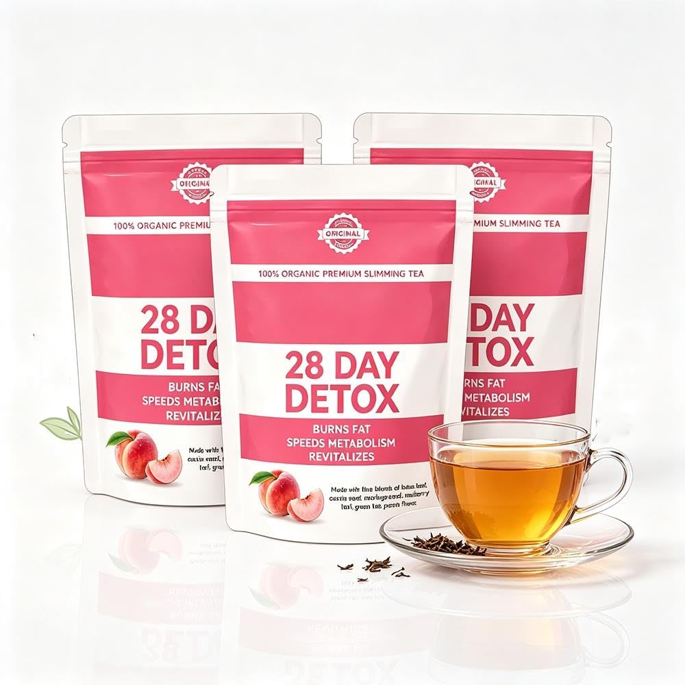 Tisane 28 jours - Thé bien-être aromatisé à la pêche for la digestion