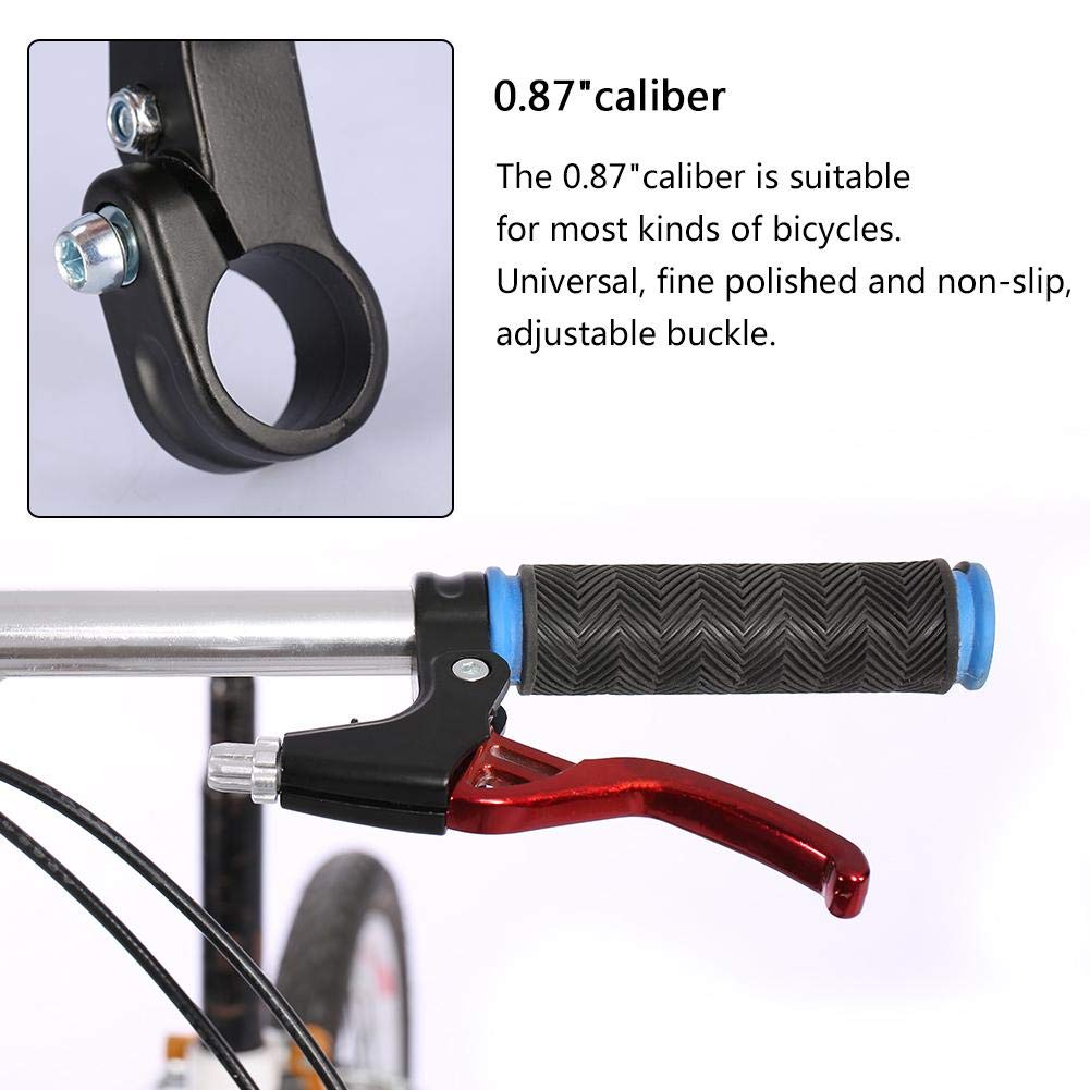 Tbest 1 paio di leve per freno bicicletta in lega di alluminio per bicicletta, 4 colori disponibili (rosso)
