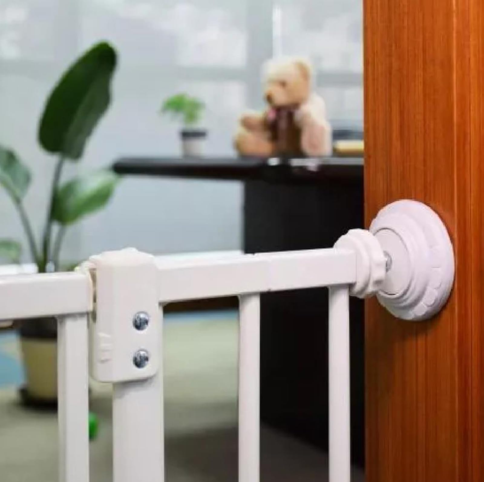 Safetots Pressure Fit Stair Gate Wall Saver, 4 Pack Baby Gate Wall Protector, Stair Gate Wall Protector, Pressure Fit Safety Gate Wall Protection Pads