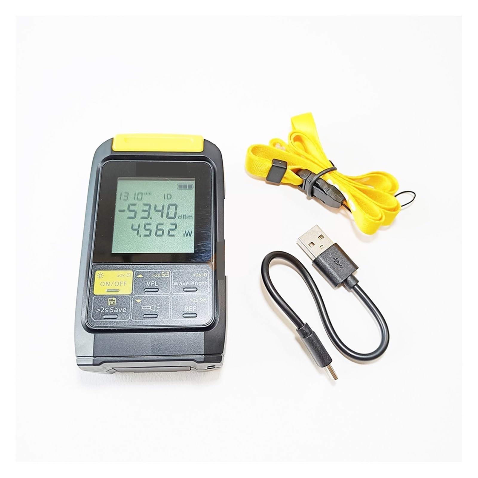 Power Meter Fibra Ottica Mini 4in1 Ricarica Batteria Misuratore Di Potenza Ottica Localizzatore Visivo Guasti Tester For Cavi 5 Km 20 30(FWP 20C V20)