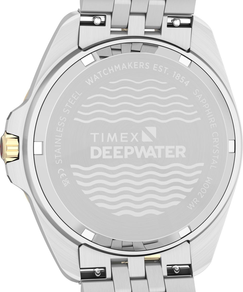 Timex Hombre Analógico Cuarzo Reloj Deep Water Arctic con Correa de Acero Inoxidable