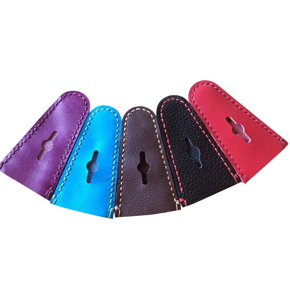 Namvo Bogenspitzenschutz Aus Leder - 1 Paar Für Recurvebogen | Ideal Für Jagd & Bogenschießen