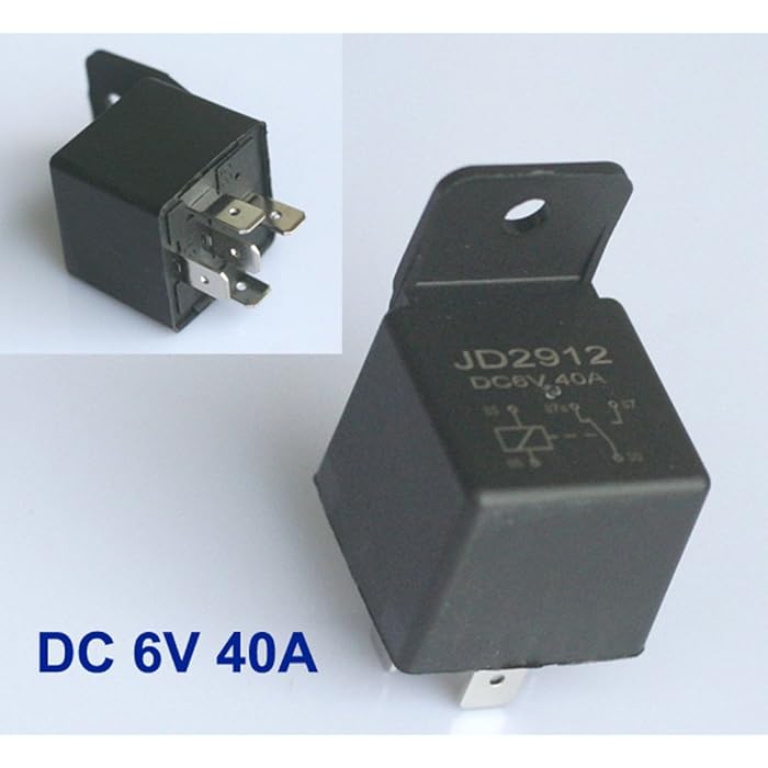 Buy Relay 6 V 6 VOLT 40 A/No Car Operating Current Relay Switch Relay 5