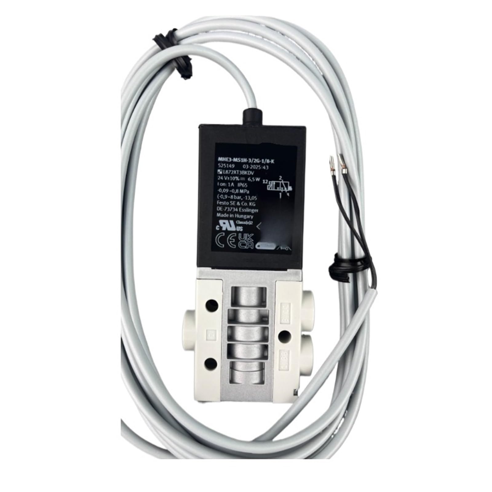 ELZNSQQK Solenoid Valve MHE2-MHE3-MS1H-3/2G-1/8-M7-K 525149 196133(525148)