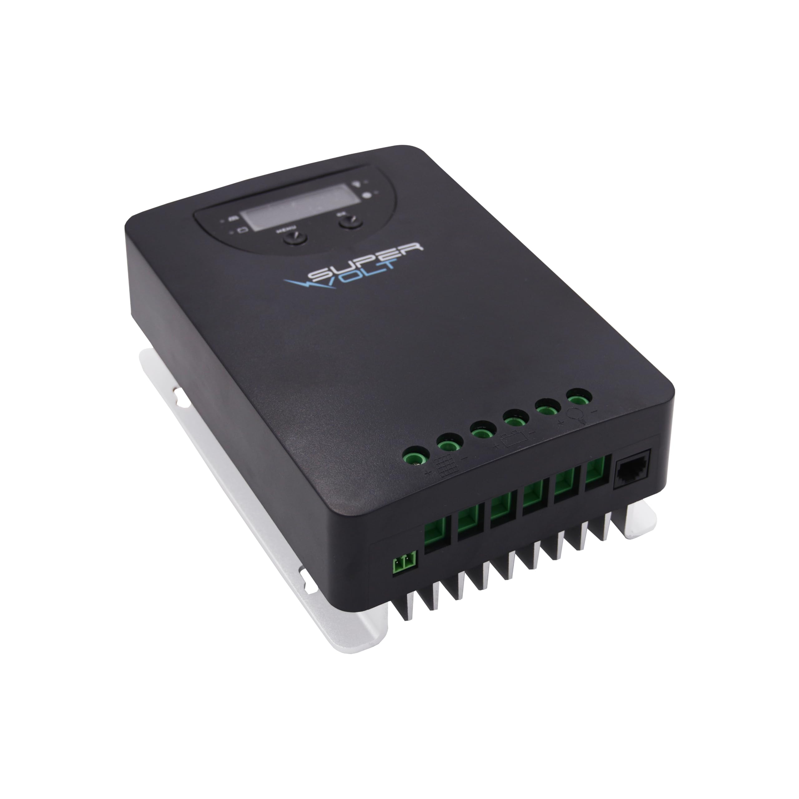 MPPT - Regulador de carga solar (12 V/24 V, 40 A, potencia de carga de 260 W/1040 W, aplicación Bluetooth y detección automática de voltaje), para litio, AGM, gel, plomo, con sensor de