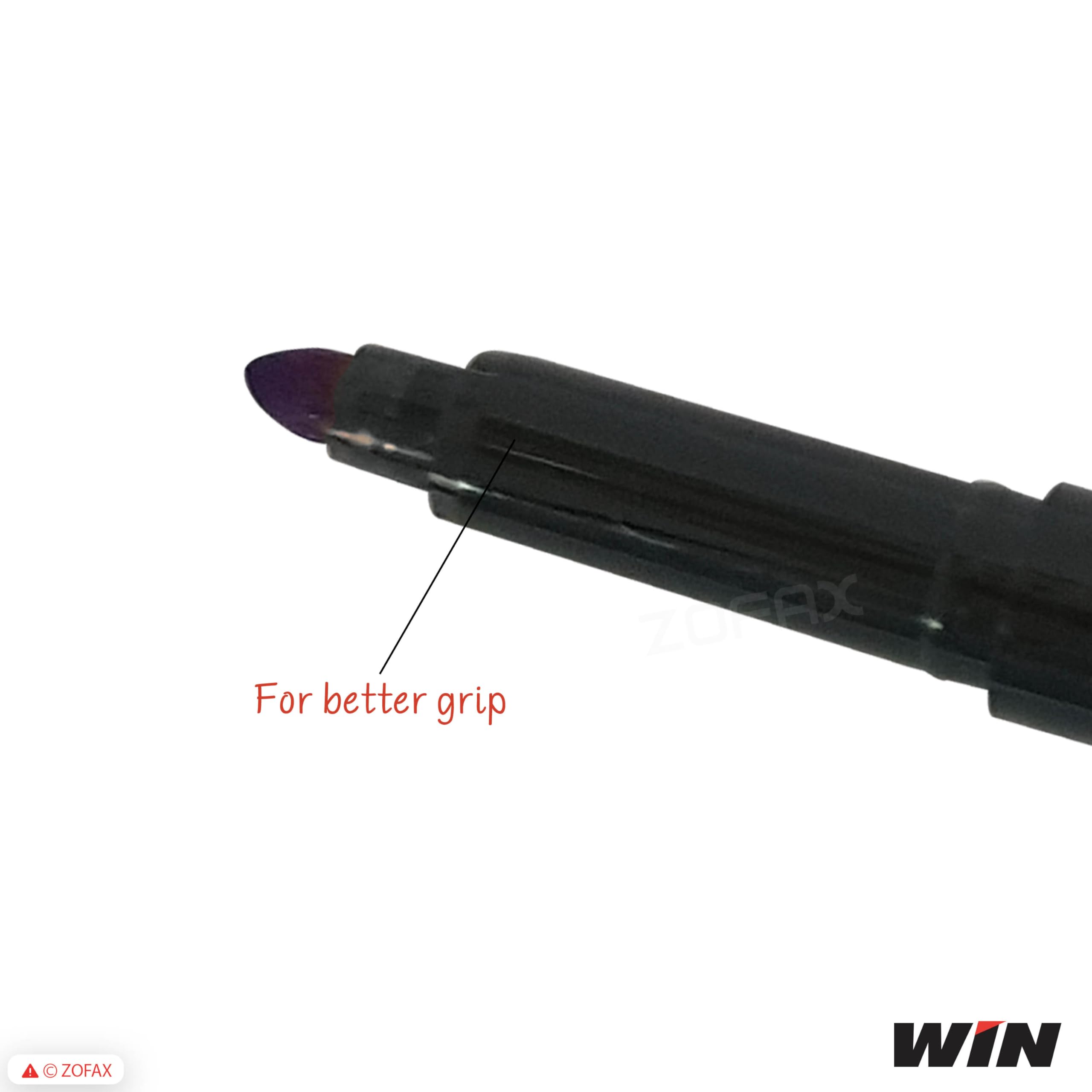 DUAL TIP Permanent Markers, BLACK, Medium Tip and Extra Fine Tip, Pack of 10 - Image 4