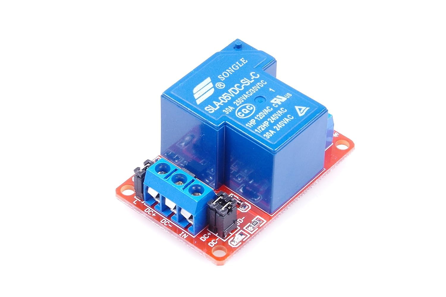 1 Channel Relay Module 5V 30A High Power Signal Control Board with Optocoupler Isolation and Trigger Mode Jumper for Microcontroller and Rduino Projects Home Automation-picture-12