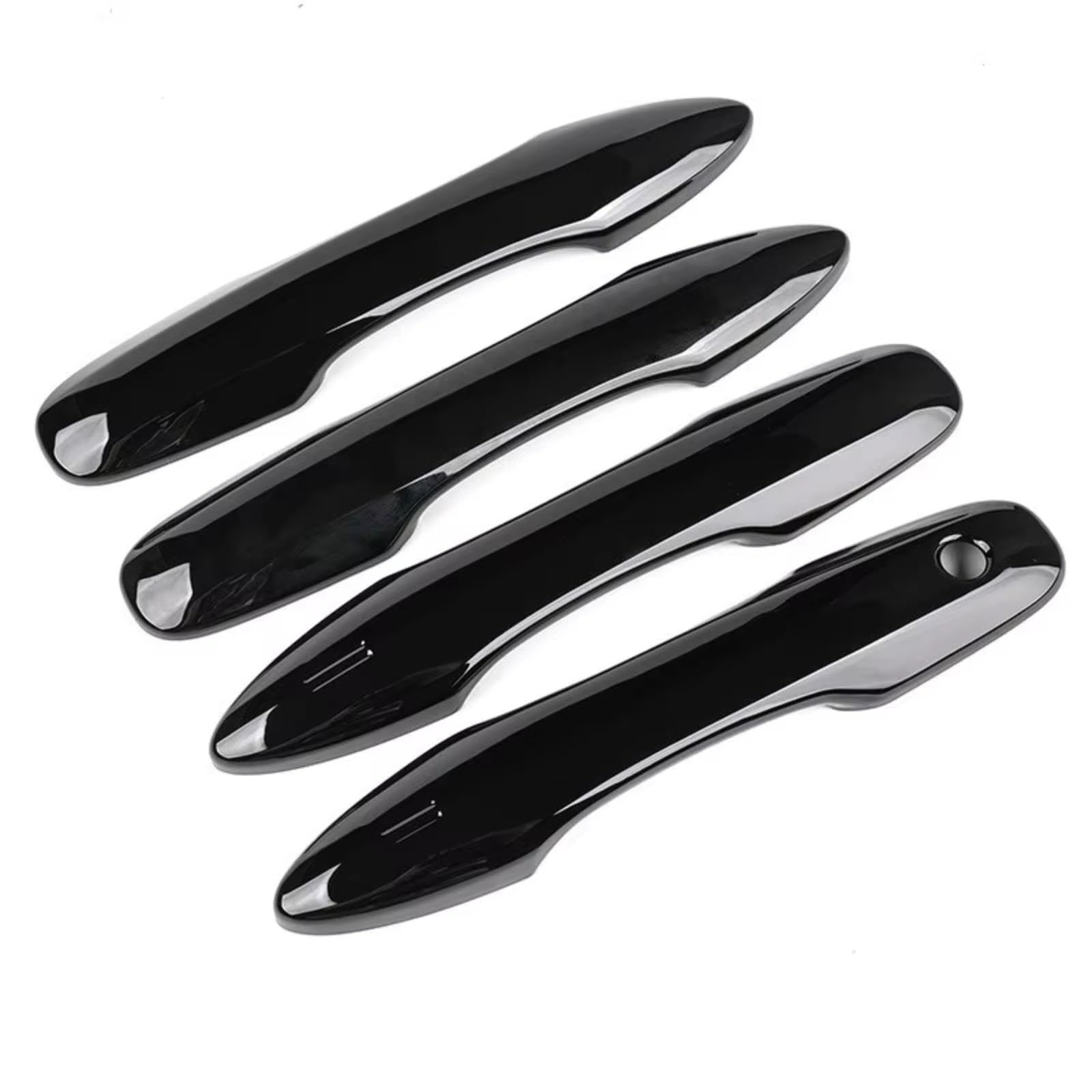 Rcuihgfb Black Door Handle Shell Compatible With Toyota For Ray For Lingrui Car Exterior Door Handle Decoration Modification Trim Protector Set(Black)