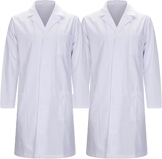 MISEMIYA Bata Medico Hombre 2-1816 Medical Lab Coat Uomo (Pacco da 2)