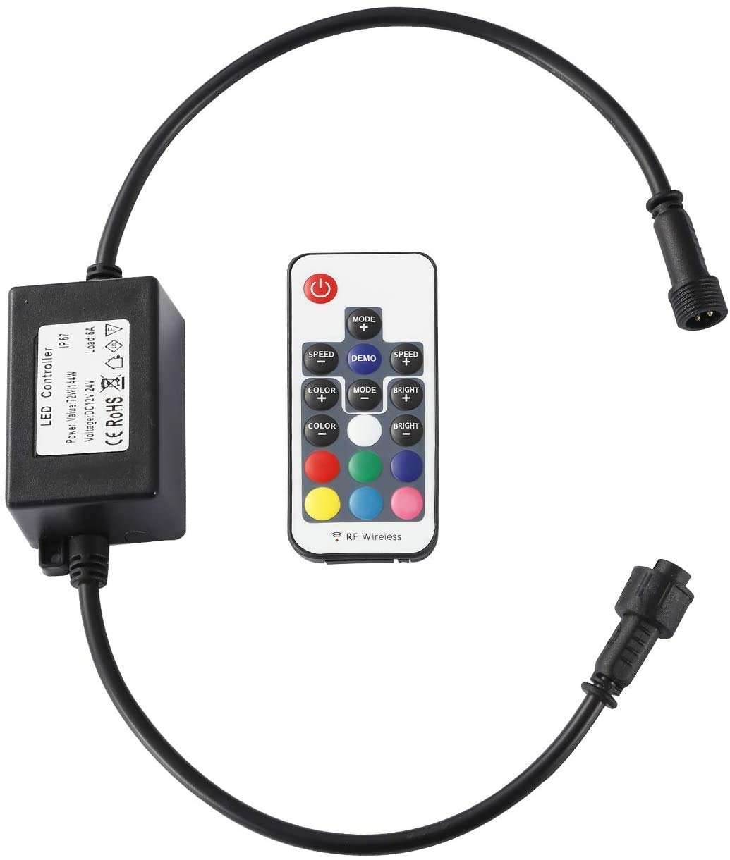 CHNXU RGB Wireless Remote Controller for Color Changing LED Deck Lights โ image 1